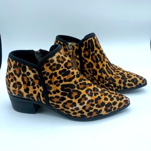 Beautiful animal skin boots.